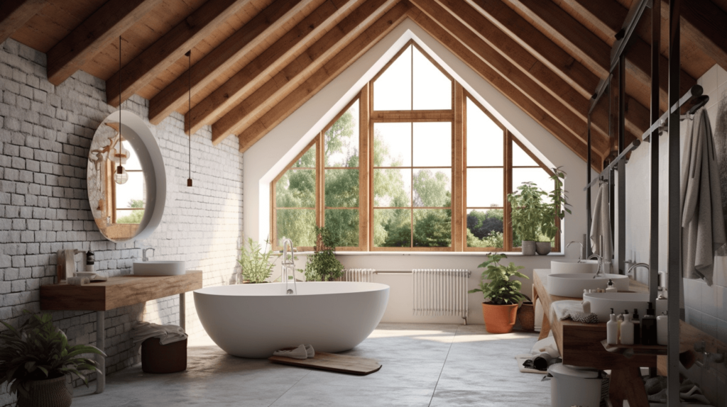 Image showcasing 4 Stunning Loft Conversion Bathroom Ideas in Chiswick
