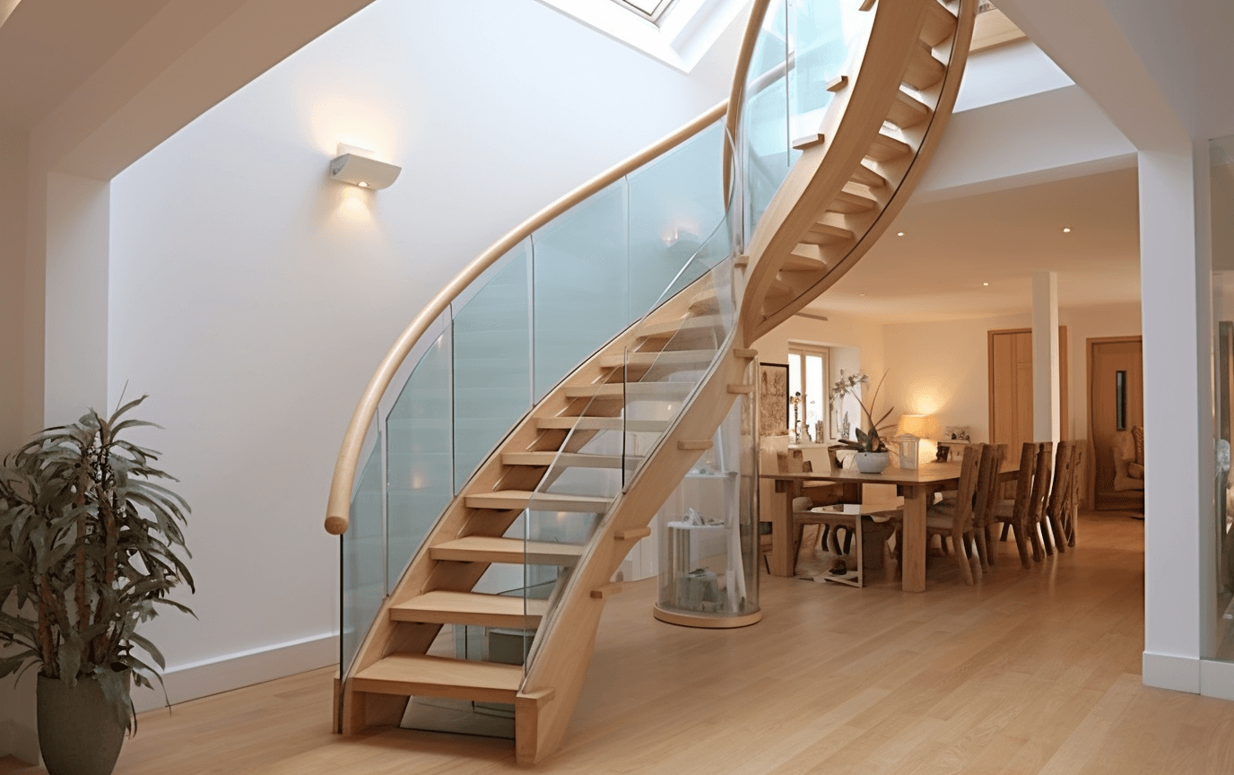 twisted loft stairs